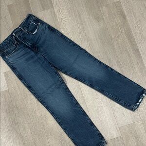 Good American Dark Blue Straight Jeans